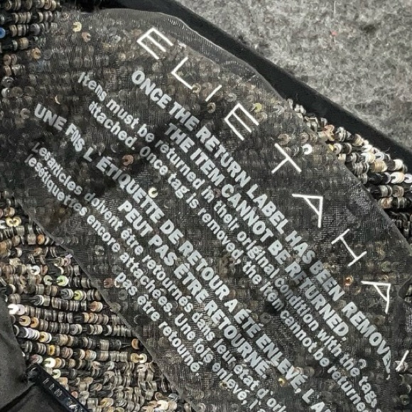 Elie Tahari Sparkling Black Maxi Dress - Picture 3 of 4